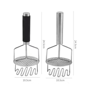 Heavy Dual-<strong>Press</strong> Stainless Steel Potato Masher and Ricer for Mashing Baby Food Vegetable and <strong>Fruit</strong> <strong>Press</strong> - Product Image 2