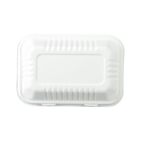 Boîtes à lunch jetables biodégradables pour restaurants, emballages alimentaires à emporter, contenants alimentaires en pulpe de bagasse