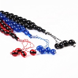Perline di rosario musulmano acrilico fatto a mano all'ingrosso di alta qualità per <span class=keywords><strong>preghiera</strong></span> musulmana 33 perline tasbih - Product Image 3