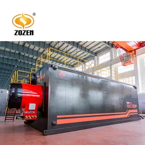 Horizontal Low pressure nature Gas fired water tube 40T/h Industrial steam boiler