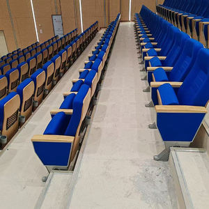 Chaises empilables en métal bon marché en gros pour les salles de réception, les événements, les hôtels, les églises, les théâtres - Product Image 4