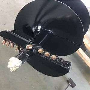 รถขุดเปลี่ยนเป็นเครื่องเจาะแบบเกลียว พร้อมท่อเจาะสำหรับตอกเสาเข็ม เครื่องเจาะหลุมปลูกต้นไม้แบบไฮดรอลิก พร้อมหัวเจาะแบบเกลียว - Product Image 4