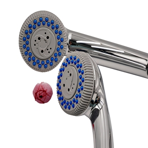 Lightweight ABS Hand <b>Shower</b> with Rainfall Style 2 Spray Modes High Pressure Water Saving for Bathroom Use Durable - Product Image 1