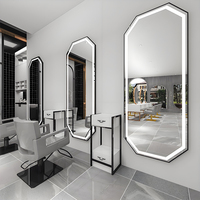 Grand Miroir Intégral Incassable à LED avec Interrupteur Tactile, Fournisseur d'Usine, Miroir Encadré Antidéflagrant en Verre Trempé