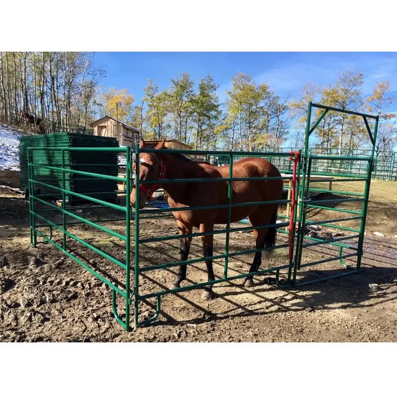 2023 AS Texas potongan harga Corral/panel peternakan tugas berat ringan/panel kuda ternak kambing & berjalan melalui gerbang