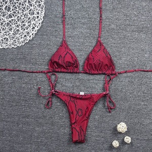 Ensemble 2 pièces de maillots de bain pour femmes : bas de bikini/tankini à bretelles et short de bain, couleur unie, anti-bactérien, respirant, en Spandex/Nylon - Product Image 5