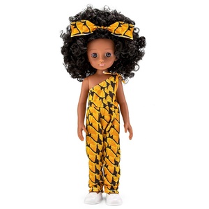 <span class=keywords><strong>Muñecas</strong></span> negras <span class=keywords><strong>africanas</strong></span> de 13 pulgadas para niñas, <span class=keywords><strong>muñecas</strong></span> de vinilo a la moda para niñas, <span class=keywords><strong>muñecas</strong></span> negras afroamericanas negras - Product Image 1