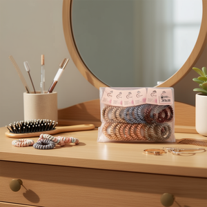 MNJ Hair Ties 12 Pcs Assorted Colors Elastic Bands For Women And Girls - Product Image 2