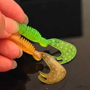 Alpha Offre Spéciale 5.5cm Ver de natation Leurre souple en PVC <span class=keywords><strong>pour</strong></span> la pêche au bar d'eau douce - Product Image 4