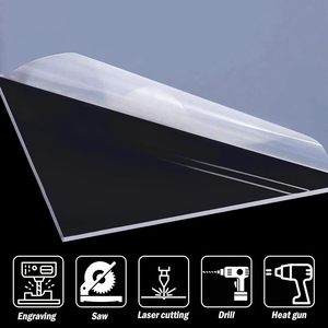 Cửa sổ hiện đại bảng điều khiển sở thích nhà tự làm công nghiệp thủ công Vật liệu 24 "x 48" x 0.236 "(1/4") rõ ràng Polycarbonate tấm rắn - Product Image 4