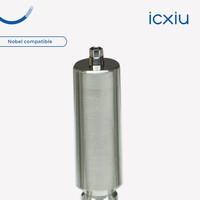 Abutment préfabriqué en titane Nobel Biocare pour traitement CAD CAM