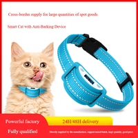 Nouveau Collier Intelligent Anti-Miaulement pour Chat 2026, Dispositif Anti-Aboiement à Choc Statique Automatique, Fournitures d'Entraînement pour Animaux de Compagnie en Plastique Réglable, 20 Heures d'Autonomie