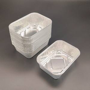 Contenitore monouso in alluminio rettangolare - Product Image 1