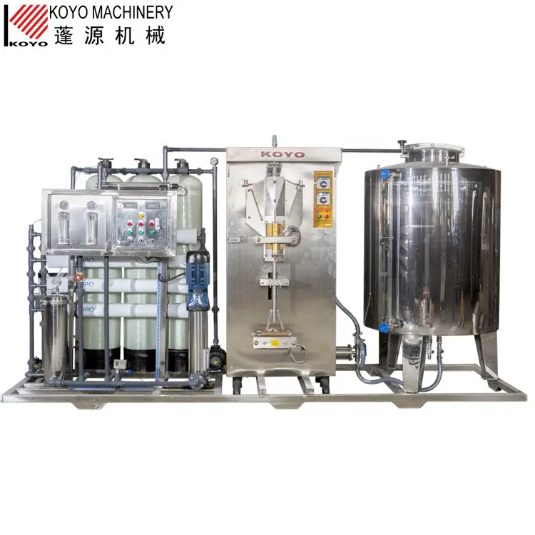 KOYO small sachet water filling machine/juice filling line/mineral water purification plant