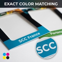 Porte-cartes de visite personnalisé imprimé en couleur avec cordon, faible MOQ, porte-badge personnalisé avec logo pour événements, conférences, bureau, papier