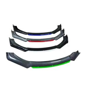 Bainel universale piccolo bordo anteriore labbro di protezione rossa ABS rivestimento anteriore paraurti anteriore a tre sezioni labbro anteriore quattro sezioni - Product Image 5