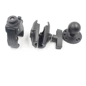 Support de fixation de guidon en alliage d'aluminium avec boule de 1,5'' pour rails de 18 mm à 35 mm de diamètre pour support de téléphone de vélo ou moto - Product Image 2