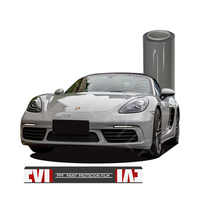 Film vinyle pour voiture, haute brillance, gris craie, pour enveloppement automobile