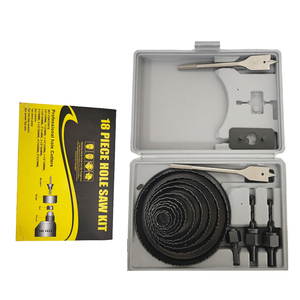 Professional High Carbon Steel Woodworking Hole Saw <b>Tile</b> Tool Cutter <b>Drill</b> <b>Bit</b> 8pcs Wood <b>Set</b> - Product Image 2