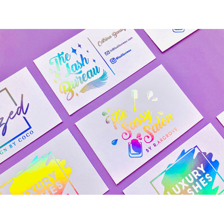 iridescent holographic business cards Amazon.com: 20 Pieces ID Card Hologram Business Self Stick ID Hologram Cards,  2.05 x 3.3 Inch