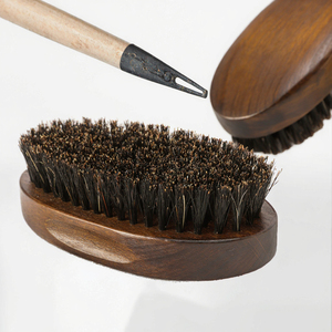 Spazzola per <span class=keywords><strong>Barba</strong></span> in Setole di Cinghiale 100% Naturale per Uomo, <span class=keywords><strong>Kit</strong></span> per la Cura della <span class=keywords><strong>Barba</strong></span> con Perla Laser - Product Image 3