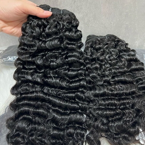 Lots de Cheveux Humains Vierges Bouclés Birmans Remy Non Traités, Tissage de Cheveux à Double Trame Super Double Drawn, <span class=keywords><strong>Fournisseur</strong></span> de Cheveux Bruts Indiens - Product Image 2