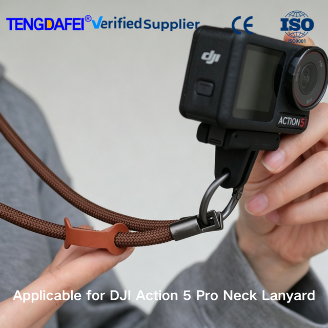 In Stock Portable Alloy Anti Lost Phone Lanyard for Action 5 Pro Sports Camera Accessories