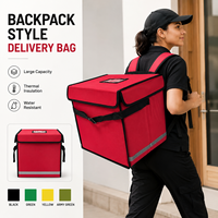 Sac à dos isotherme en tissu non tissé pour livraison de repas, prêt à l'emploi, imperméable, sac à pizza thermique décontracté, capacité 24L, Magic