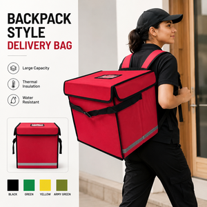 Mochila Térmica Impermeable para Entrega de Comida, Lista para Enviar, en Stock, Bolsa para Pizza para Motociclistas, Venta al Por Mayor, Entrega Rápida - Product Image 4