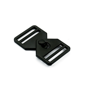 Adjustable Zinc Alloy Buckle 25mm Black For Belts Bags Backpacks Pet Collars Quick Release <b>Webbing</b> Closure Parts - Product Image 3