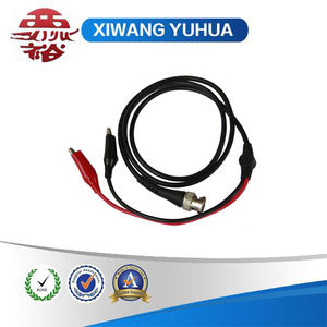 Rg58 rg59 <span class=keywords><strong>bnc</strong></span> ao duplo clipe de jacaré, teste de chumbo para osciloscópio - Product Image 3