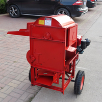 Batteuse à céréales multifonctionnelle Batteuse à blé et riz Avoine Orge Sorgho Millet Décortiqueur