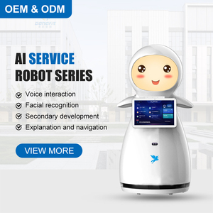 Robot dịch vụ với Robot giáo dục tự động chào hỏi và hướng dẫn với các trò chơi tương tác và các khóa học Học Sớm cho trẻ em - Product Image 2