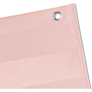 Pink 7 Pocket Chart 28 x 28 <b>Wall</b> Calendar Board <b>Plastic</b> Square <b>Panel</b> Back To School - Product Image 3
