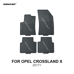 Tappetini Auto per <span class=keywords><strong>OPEL</strong></span> <span class=keywords><strong>CROSSLAND</strong></span> <span class=keywords><strong>X</strong></span> 2017+, in PVC Impermeabile, Senza Necessità di Rifiniture - Product Image 1