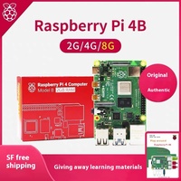 Placa Base Raspberry Pi 4B 4G/8G, Kit de Programación Visual en Python para Educación y Desarrollo, Linux 5, Marca Original
