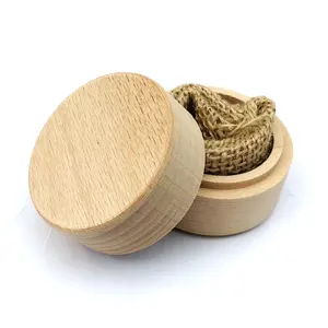 Mini boîte ronde en bois petite boîte de rangement en bois boîte à bijoux bague vendredi noir, étui de rangement en bois