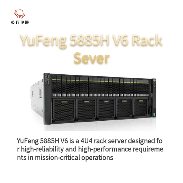 YuFeng 5885H V6 4 Rack Server  4U Rack Server Dual Xeon Gold Processor