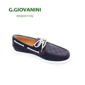 Zapatos de conducción de cuero para hombre planos de corte bajo, mocasín de color rojo marino, mocasines de hombre, zapatos náuticos Coreanos - Product Image 4