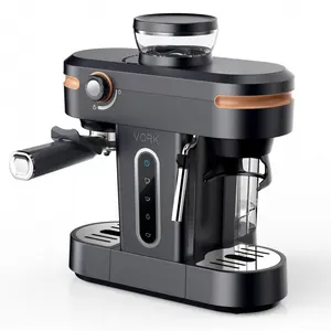 2023 New Design Cappuccino Machine Kitchen Cafe Electric Stainless Steel 2023 Italy Home Design Espresso Coffee Maker15 Bar 3 In