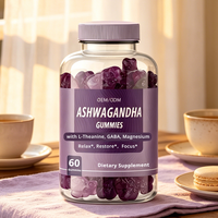 Gummies d'Ashwagandha en gros saveur baies mélangées pour adultes – Soutien immunitaire et anti-stress – Supplément végétalien à la pectine – Marque privée