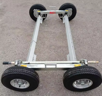 Chariot à roulettes portable en aluminium de 3,5 tonnes avec roulements à billes pour la réparation automobile universelle - Nouveau modèle universel - Restaurants