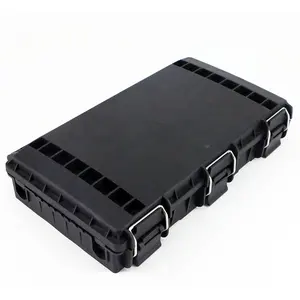 उच्च गुणवत्ता मिनी पीएलसी फाइबर ऑप्टिक वितरण बॉक्स 8 कोर फाइबर बॉक्स ABS पीसी काले टर्मिनल बॉक्स
