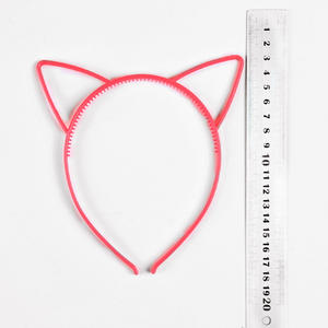 Katzen ohr Kawaii rutsch fester Zahn Kunststoff Haar bügel für Mädchen Haarschmuck Günstige Großhandel Kinder Kind Nettes Stirnband - Product Image 5
