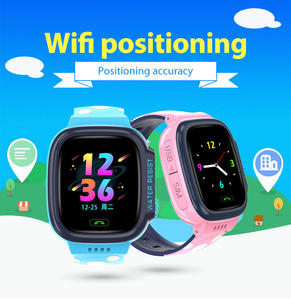 Reloj inteligente para niños, pantalla táctil LCD cuadrada, resistente al agua, banda de silicona azul, rastreador de actividad de 36-40mm para niños - Product Image 4