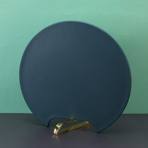 Planche à découper ronde 470g, verte, de qualité alimentaire, épaisse, double face, pour légumes, fruits, usage domestique, passe au lave-vaisselle - Product Image 3