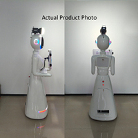 Machine Photobooth Mobile à Bras Robotique avec Lumières Colorées, Écran Tactile iPad et Imprimante Photo Instantanée pour Événements - Offre Spéciale