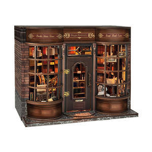 2025 nueva llegada <span class=keywords><strong>Hogwarts</strong></span> librería 3D DIY <span class=keywords><strong>casa</strong></span> <span class=keywords><strong>de</strong></span> muñecas DIY libro Nook sujetalibros regalo envuelto hecho a mano <span class=keywords><strong>casa</strong></span> <span class=keywords><strong>de</strong></span> muñecas <span class=keywords><strong>de</strong></span> madera decorativa - Product Image 2