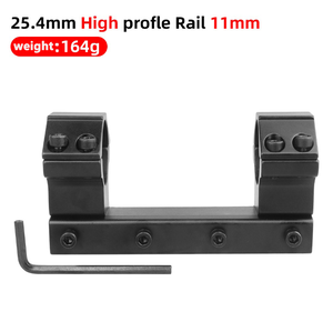 25.4mm chiến thuật quang học săn bắn phạm vi ống vòng tích hợp một mảnh phù hợp cho 11mm gắn nhôm đen - Product Image 4