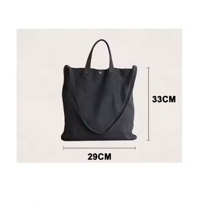 Sac fourre-tout en toile de coton naturel durable pour femme, personnalisé avec motif lettres, réutilisable pour la vie quotidienne - Product Image 3